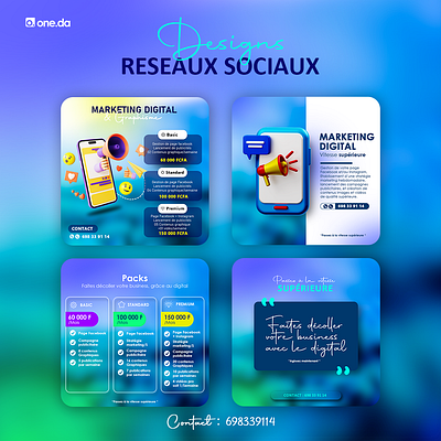 Designs Réseaux Sociaux branding design designs réseaux sociaux flyers flyers design graphic design illustrator photoshop vector