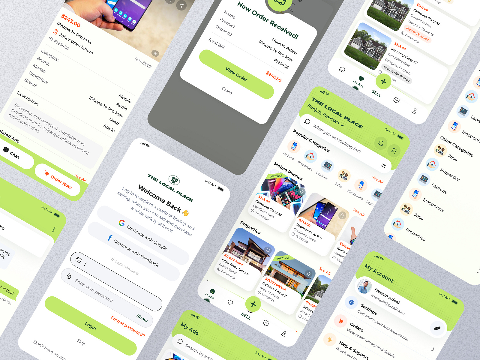 Buy & Sell Mobile App by Hassan Adeel on Dribbble