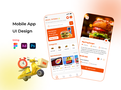 Food Delivery App | UX UI app app design design figma ios ui uidesign uxui