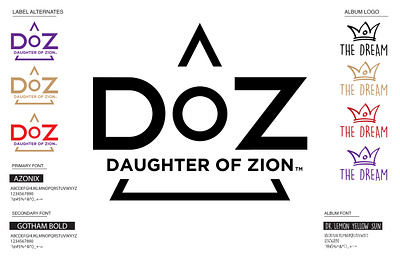 DoZ Logo branding graphic design illustrator logo