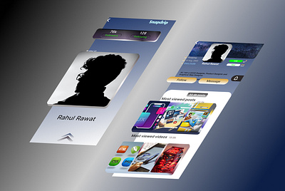 Day#6: User Profile app design graphic design illustration logo typography ui ux vector