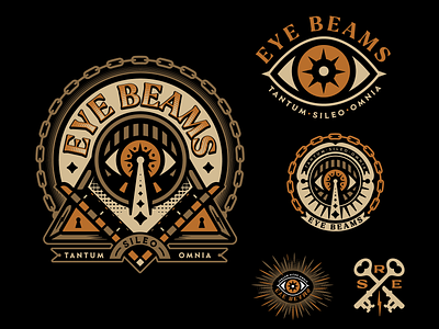 Eye Beams beams branding design district north design engineering eye illustration new hampshire nick beaulieu site reliability engineer sre vector