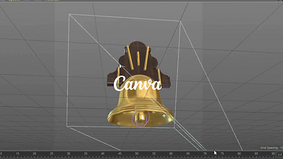 Gold Bell render - Dolores Bell - Mexico 16 de septiembre 3d bell canva canvaelement canvapro cesartorres dolores bell formula creativa formulacreativa gold gold bell golden graphic design grito de dolores mexican mexico méxico render viva méxico