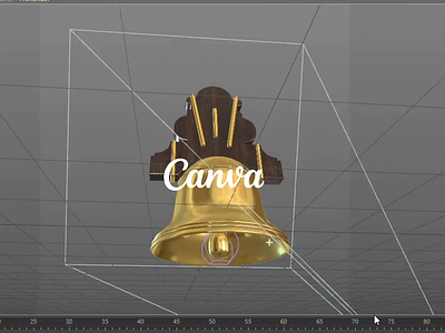 Gold Bell render - Dolores Bell - Mexico 16 de septiembre 3d bell canva canvaelement canvapro cesartorres dolores bell formula creativa formulacreativa gold gold bell golden graphic design grito de dolores mexican mexico méxico render viva méxico