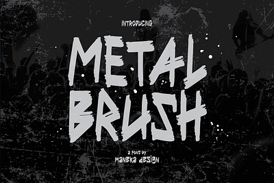 Metal Brush Font
