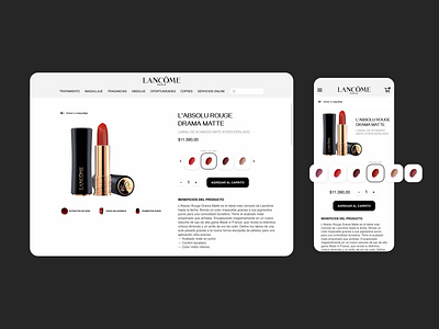 Single Product app challenge dailyui design figma makeup product singleproduct ui webdesign