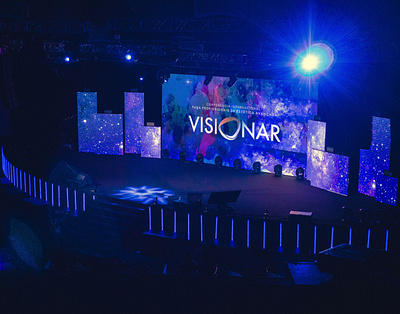 Visionar Conference - Key Visual branding brazil design facial harmonization key visual logo space star