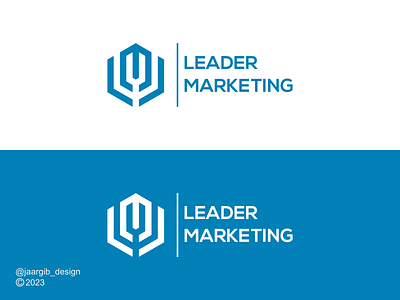 Leader Marketing LM monogram logo brand branding bussines company consulting design identity illustration initial l leader letter logo m marketing monogram vector