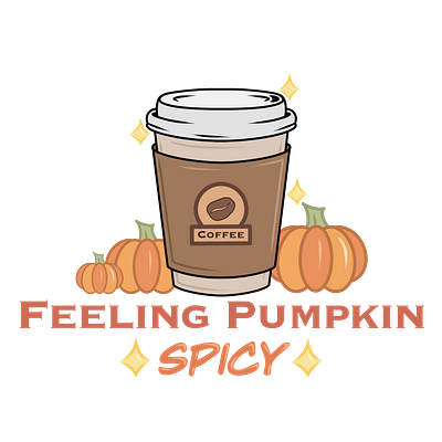 Feeling Pumpkin Spicy branding graphic design