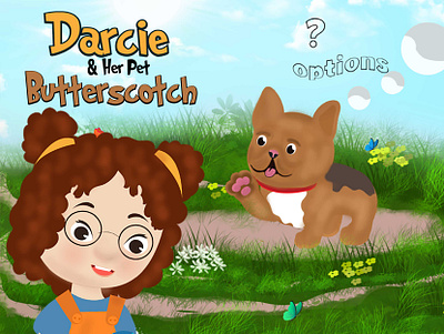 Darcie & Butterscotch Series graphic design illustration vector