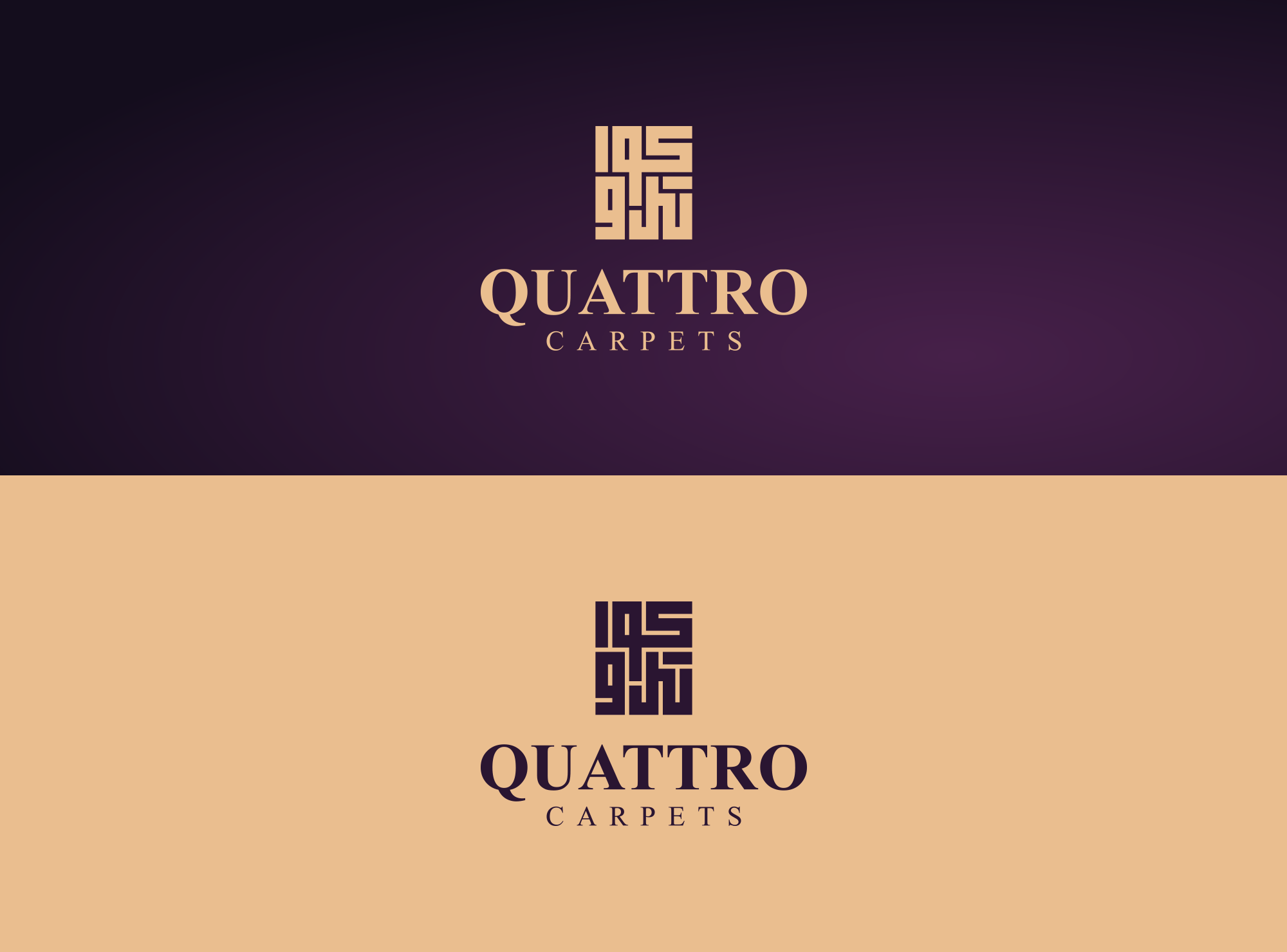 Carpet Shop Logo and Branding – Quattro by Desline on Dribbble