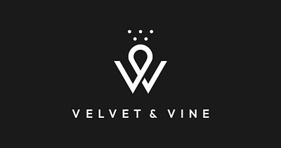 Velvet & Vine - Logo Design branding design graphic design logo