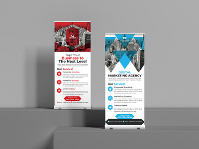 Corporate Modern Roll Up Banner Design Template advertisement banner business conference corporate creative design exhibition graphic design marketing minimal modern presentation professional promotion retractable rollupbanner standeebanner stationery xbanner