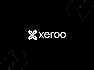 Xeroo Logo Design agency black bw identity logo logodesigner logomaker logoprocess mark minimal strong stunning symetry x x logo xeroo
