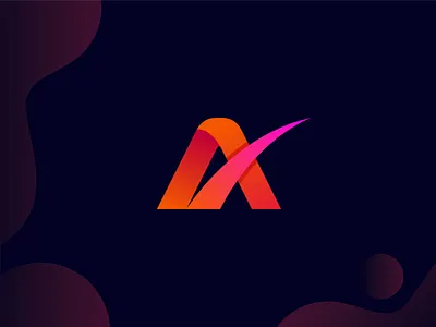 letter A logo design best logo branding design gradient letter a logo modern logo