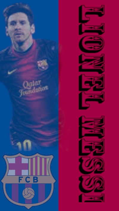 Messi and Barca barca barcalona branding design football graphic design logo messi