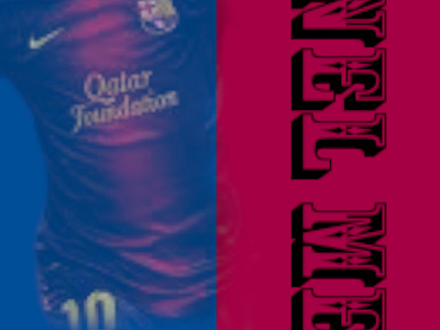 Messi and Barca barca barcalona branding design football graphic design logo messi