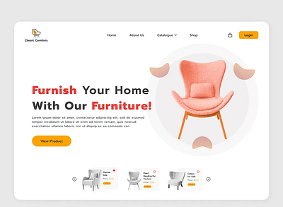 Furniture Website Design – Minimal, Elegant & Functional UI design furniture furniture website furniture website design ui ui design jobs ui designer ui designer jobs ui designs uiux design web design website design