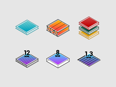 Polycarbonate icon icon set iconography icons icons set iconset illustration isometric isometric illustration isometry line polycarbonate technical illustration ui ux vector web