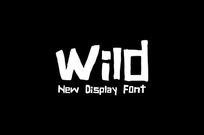 Wild — Block Font app branding design graphic design illustration logo typography ui ux vector