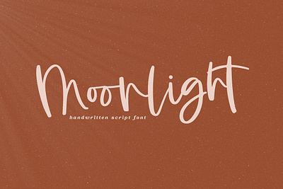 Moonlight - Handwritten Script Font app branding design graphic design illustration logo typography ui ux vector