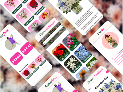 Interflora app design florist flower flower shop graphic design mobile app ui ux