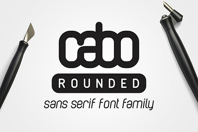 Cabo Rounded Font Family app branding design graphic design illustration logo typography ui ux vector