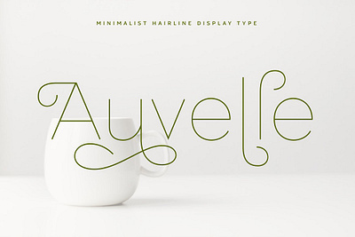 Auvelle - Minimalist Display Fonts app branding design graphic design illustration logo typography ui ux vector