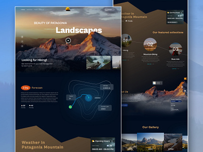 hiking Website Design: business landing web page, website design attractiveui business business landing page business web design designer hiking landing landing page mountain page site uiux web web design web designer web page web site webdesign webpage