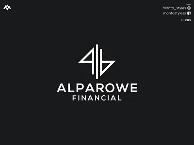 ALPROWE FINANCIAL a logo branding company logo design icon letter logo minimal