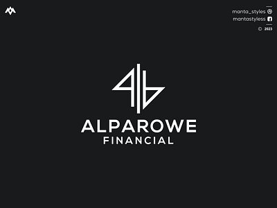 ALPROWE FINANCIAL a logo branding company logo design icon letter logo minimal