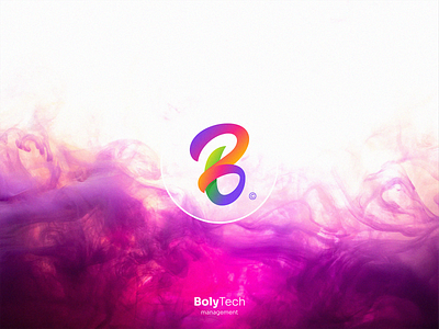 Boly Tech - B Logo abstract b logo branding colorful design graphic design logo mark modern simple