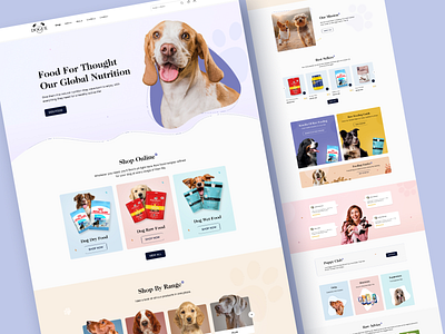 Petcare Website Design branding business design ecommercedevelopment graphic design logo motion graphics petcare petproduct seo uidesign uiux userinterface woocommerce wordpress