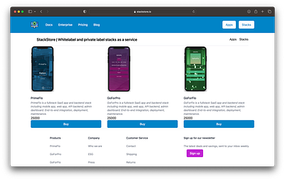 StackStore.IO | Stacks as a Service app design graphic design ui ux