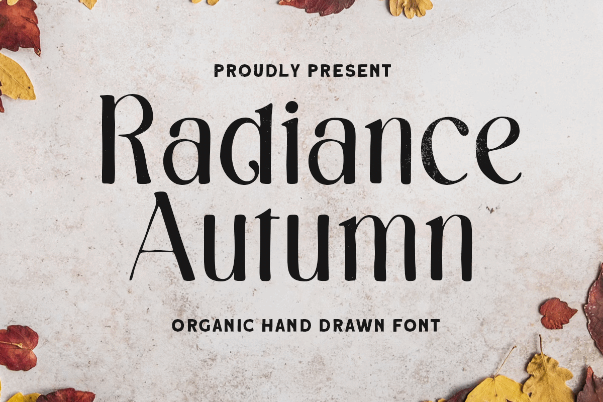 Radiance Autumn -Organic Hand Drawn autumn freebies outstanding