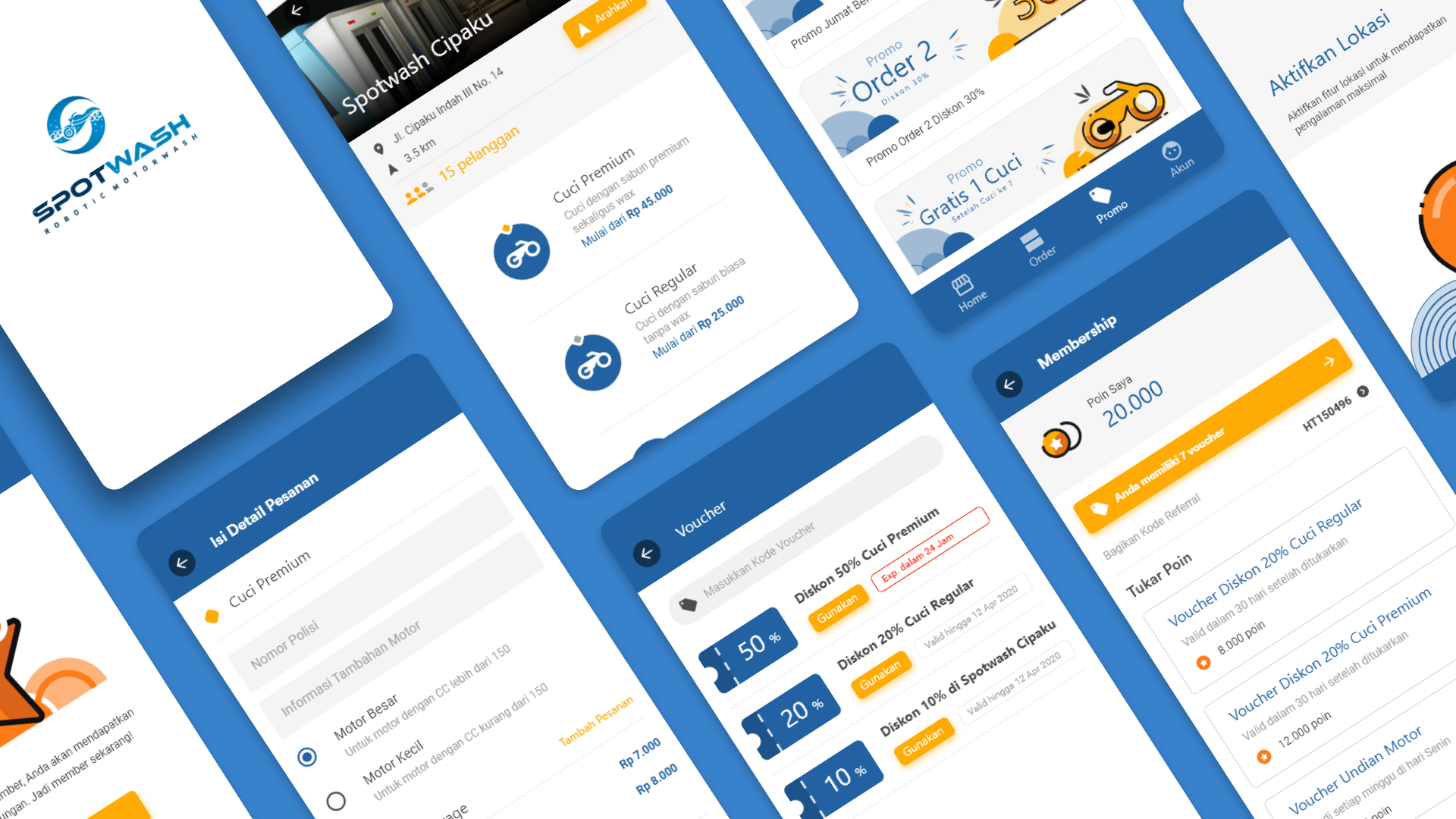 Spotwash Robotic Motorwash Design by Pixside apps design carwash creative studio design digital agency graphic design motor wash point of sales uiux design web design