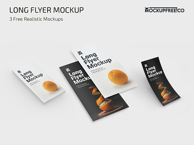 Free Long Flyer PSD Mockup design flyer flyers free long mock up mock ups mockup mockups photoshop print printed product psd template templates