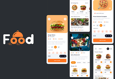 Food App Design figma ui uiux