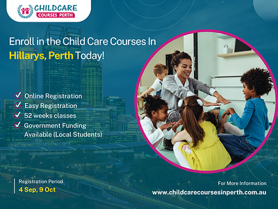 Embrace your career excellence in child care today! cert 3 childcare child care course child care course in perth child care course perth child care courses diploma in childcare education