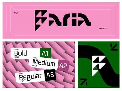 FARIA branding design f graphic design icon identity illustration logo marks symbol ui