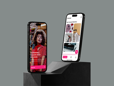 Preloved - A Thrift E-Commerce App app appdesign design e commerce fashion interface mobile design online store shop thrift thrift shop ui ux