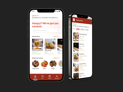 Tatafood | Food App Redesign design food foodapp meals mobile redesign simple ui web