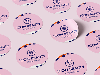 ICON BEAUTY - Студія краси branding clean logo typography