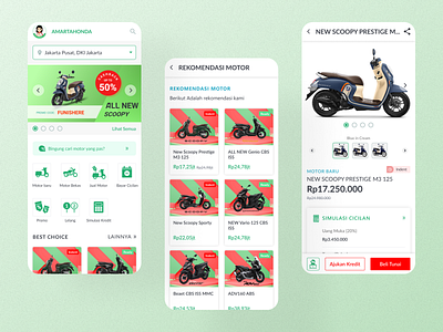 Amartahonda - Mobile App app application design ecommerce figma mobile mobileapp mobileapplication motorcycles platform typography ui ui design uidesign uiux ux ux design uxdesign uxui