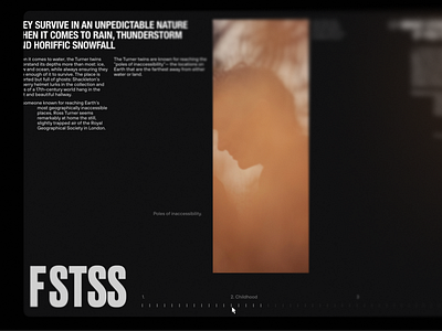 FSTSS | ARTICLE DESIGN article concept dark design graphic design texture ui web webdesign