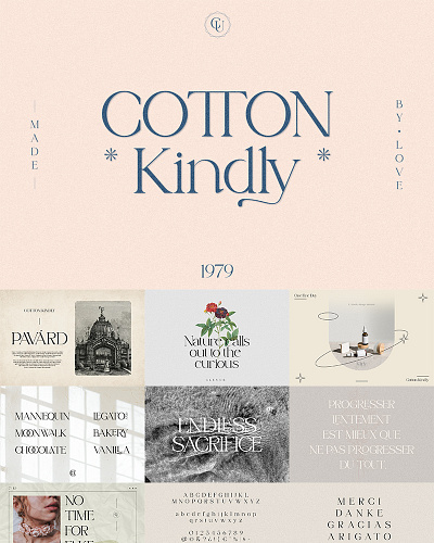 Cotton Kindly | Typeface branding calligraphy design display display font font font family graphic design illustration magazine sans serif serif type typedesign typeface