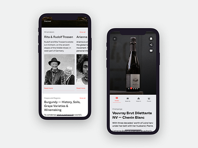 App for wine makers and wine enthusiast app mobile mobile app product design startup ui ux uxui wine