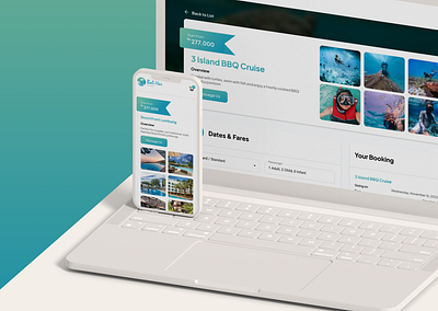 Bali Hai Cruice - Online Booking System design online booking ui website