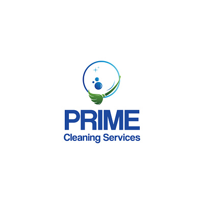 Prime Cleaning Services brand branding design editing graphic design illustration logo vector
