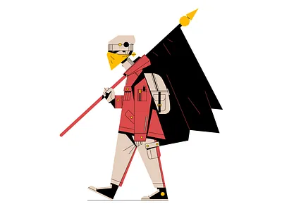 🚶 character design flat icon illustration illustrator logo ui vector waldek